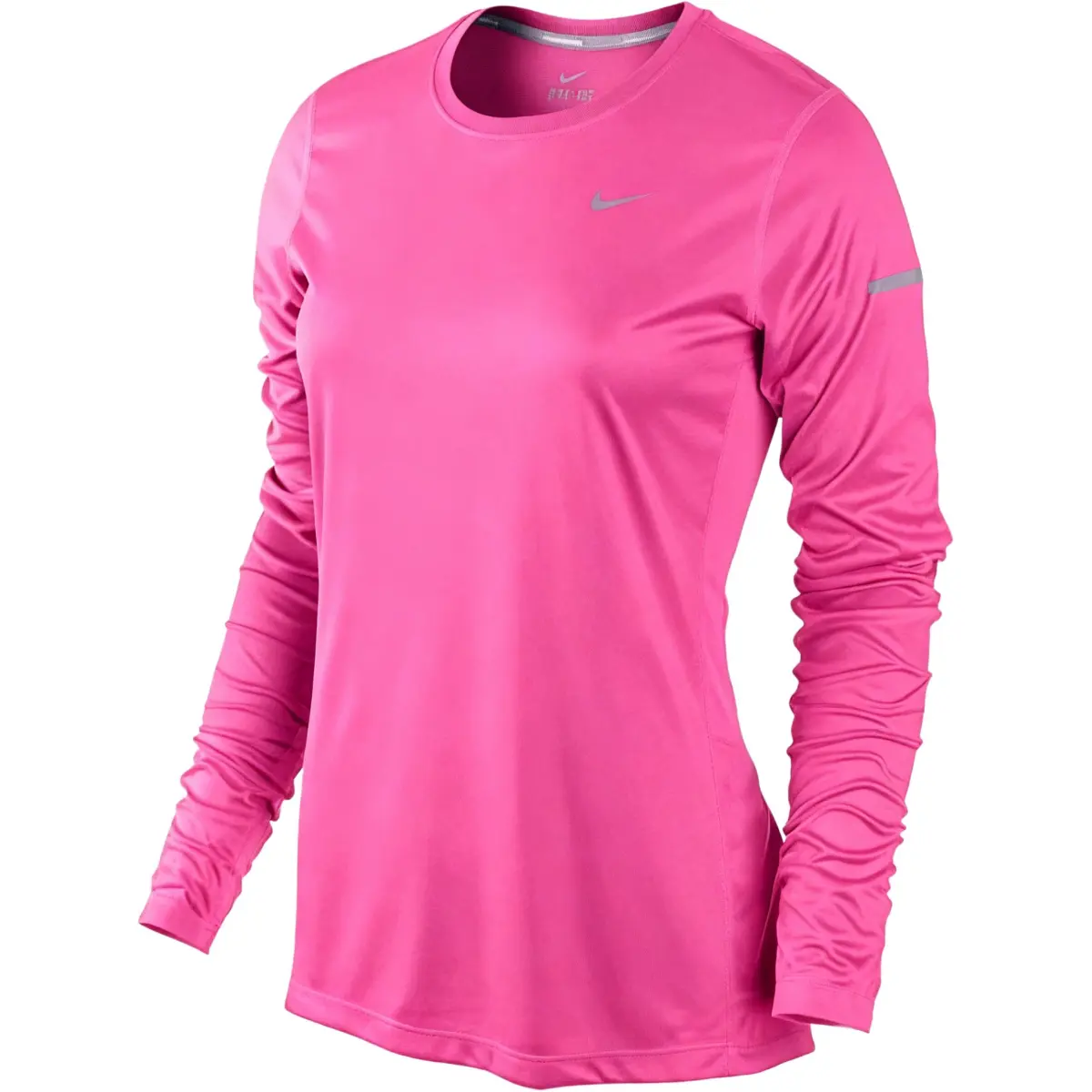 Nike T-Shirts Women's Pink Crew Neck Moderate