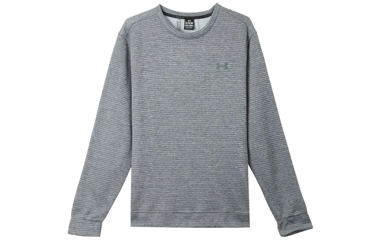 Under Armour Storm Sweatshirts Men's Gray Crew Neck Moderate Regular
