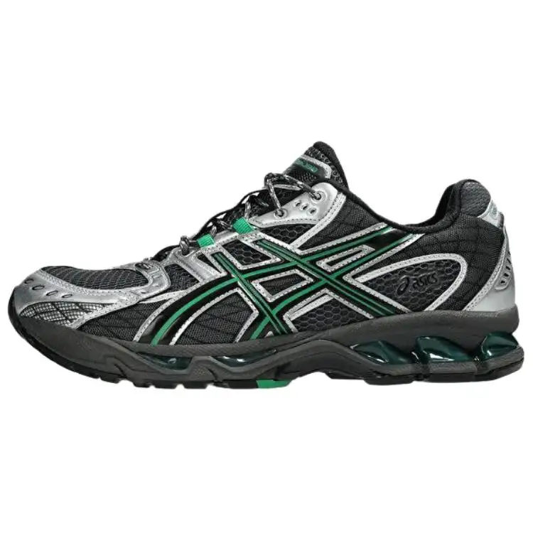 ASICS GEL Nimbus 10.1 Casual City Commuting Running Shoes Men's Black Silver Green