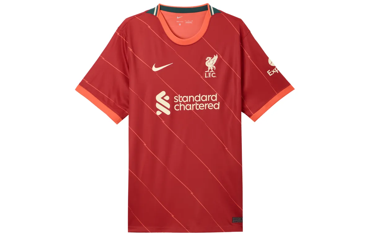 Nike Liverpool Soccer Jersey Fan Edition Men's Health Red
