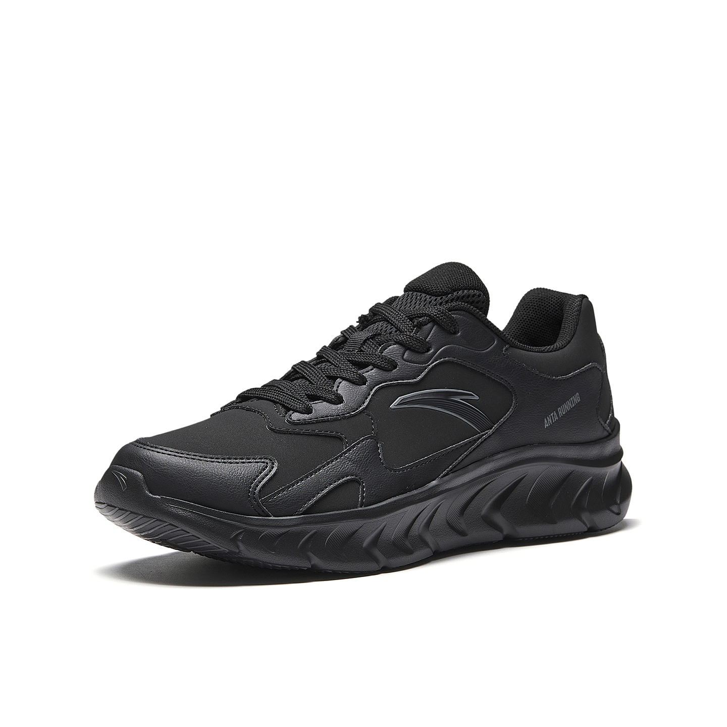 Anta Cushioning Waterproof Lightweight Low top Casual Running Shoes Men’s Black
