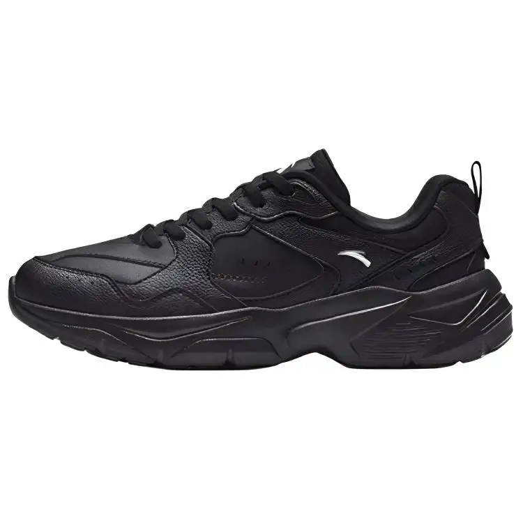 Anta Waterproof Cushioning Waterproof Cushioning Low top Casual Shoes Women's Black Warrior