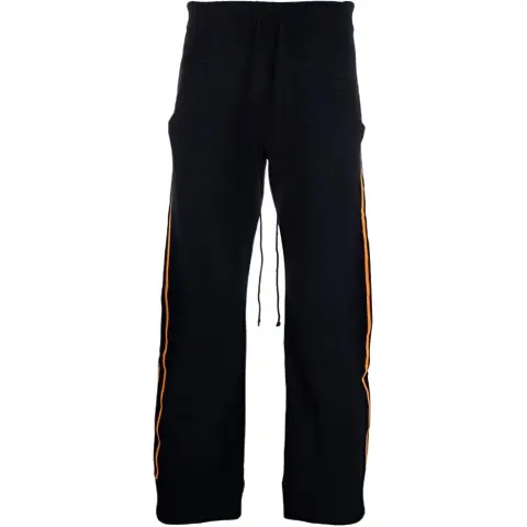 Maison Margiela stripe-detail knitted trousers