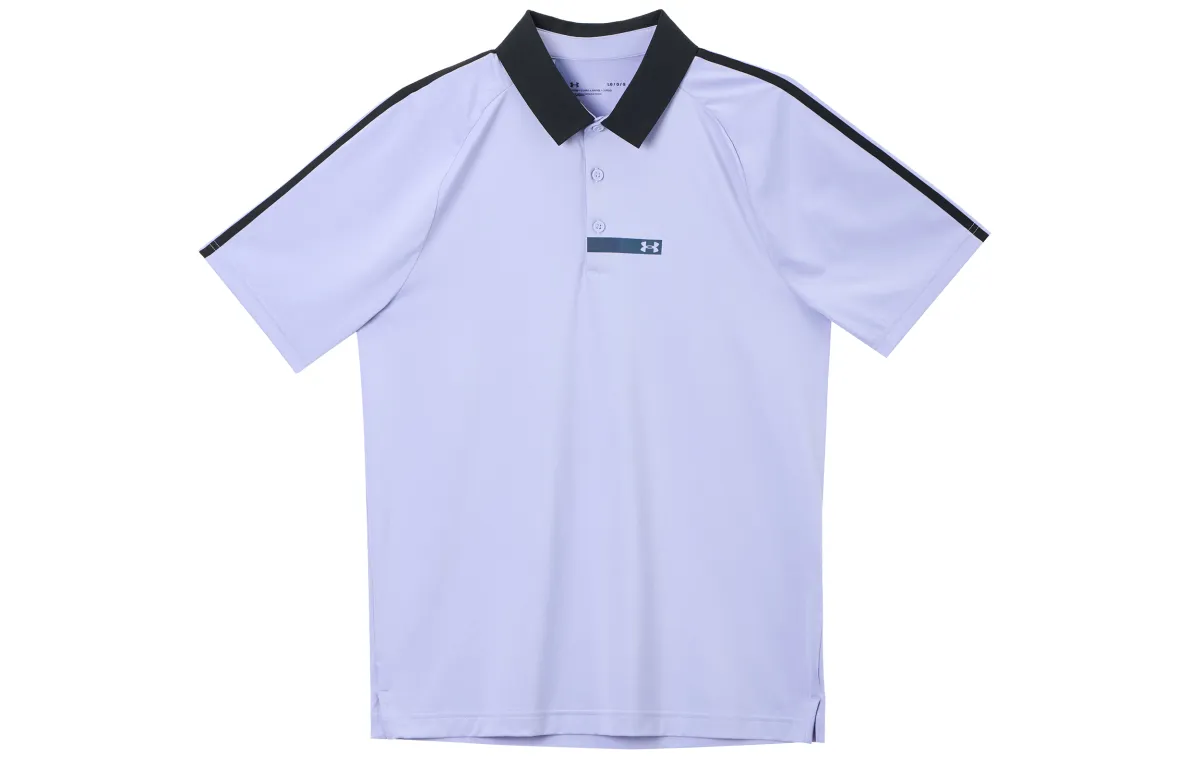 Under Armour RUSH Polo Shirt Men's Light Purple