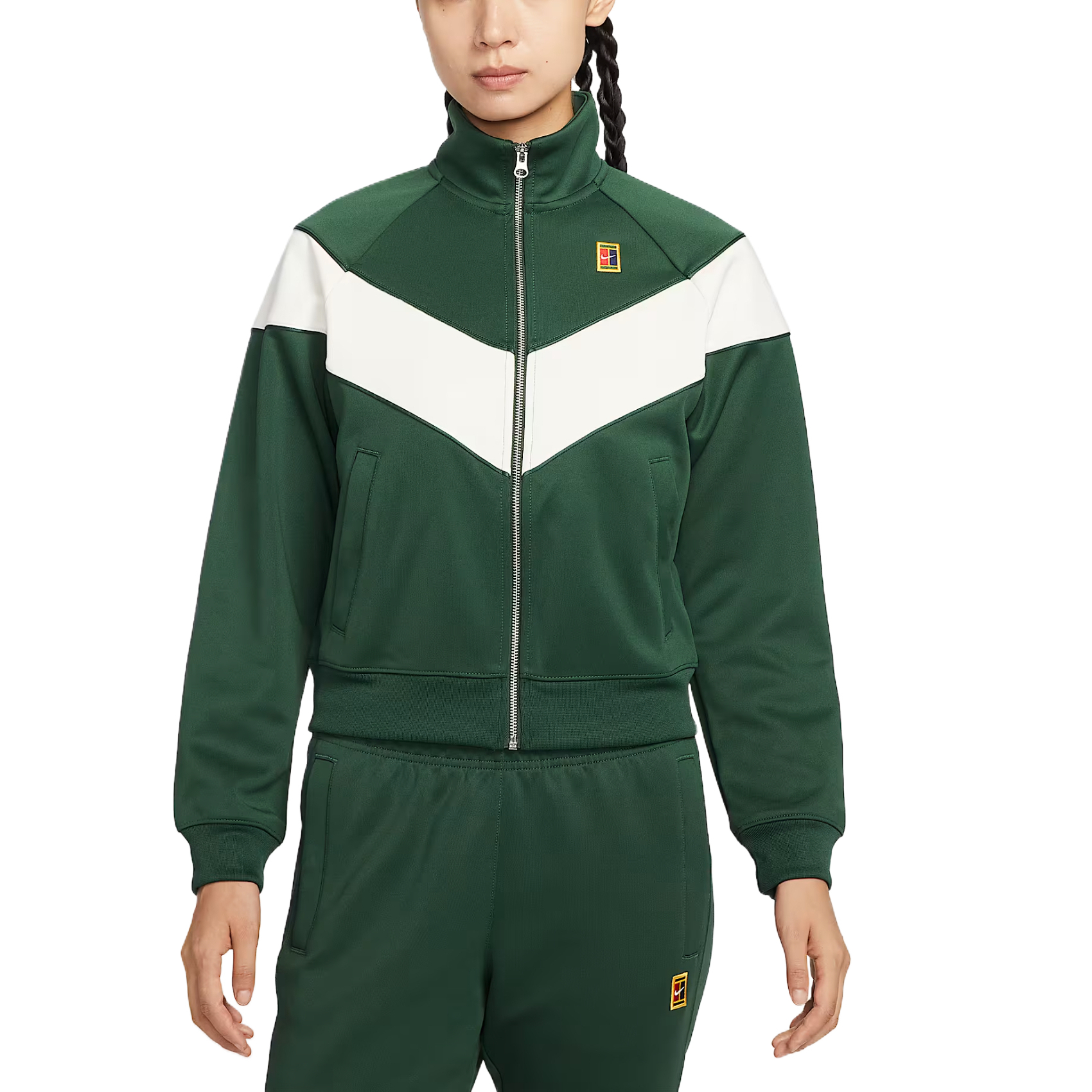 Женская куртка Nike Court Heritage Windrunner (белая)