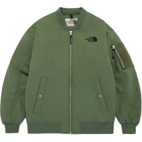 THE NORTH FACE Nuptse FW24 HAYDEN EX HEAT BOMBER Puffer Jacket Men's Olive Green