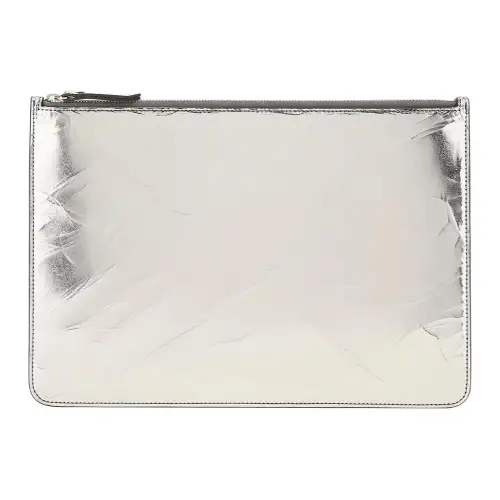 Maison Margiela Calfskin Clutch Men's Silver