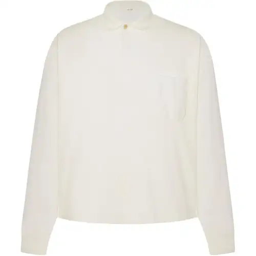 THE ROW SS24 Polo Shirt Men's Milk