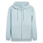 Li Ning Sweatshirts Women's Light Belly Blue Crew Neck Moderate Cardigan