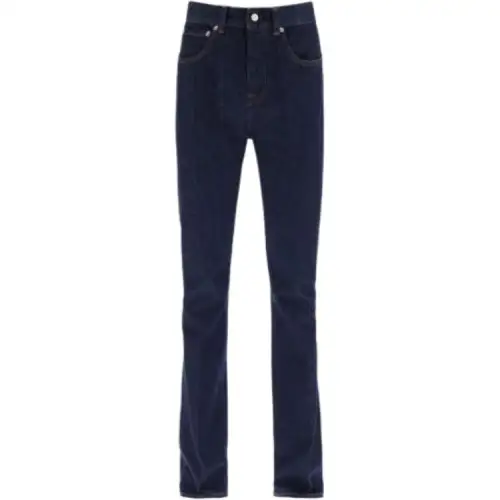 Golden Goose Jeans Women's Dark Blue Moderate Wide Leg Pants
