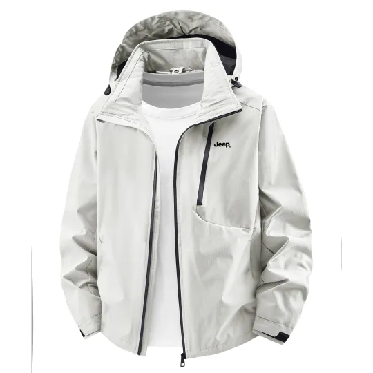 Jeep Luxury Cowboy Collection Windbreaker Workwear Jacket Hooded Top Unisex