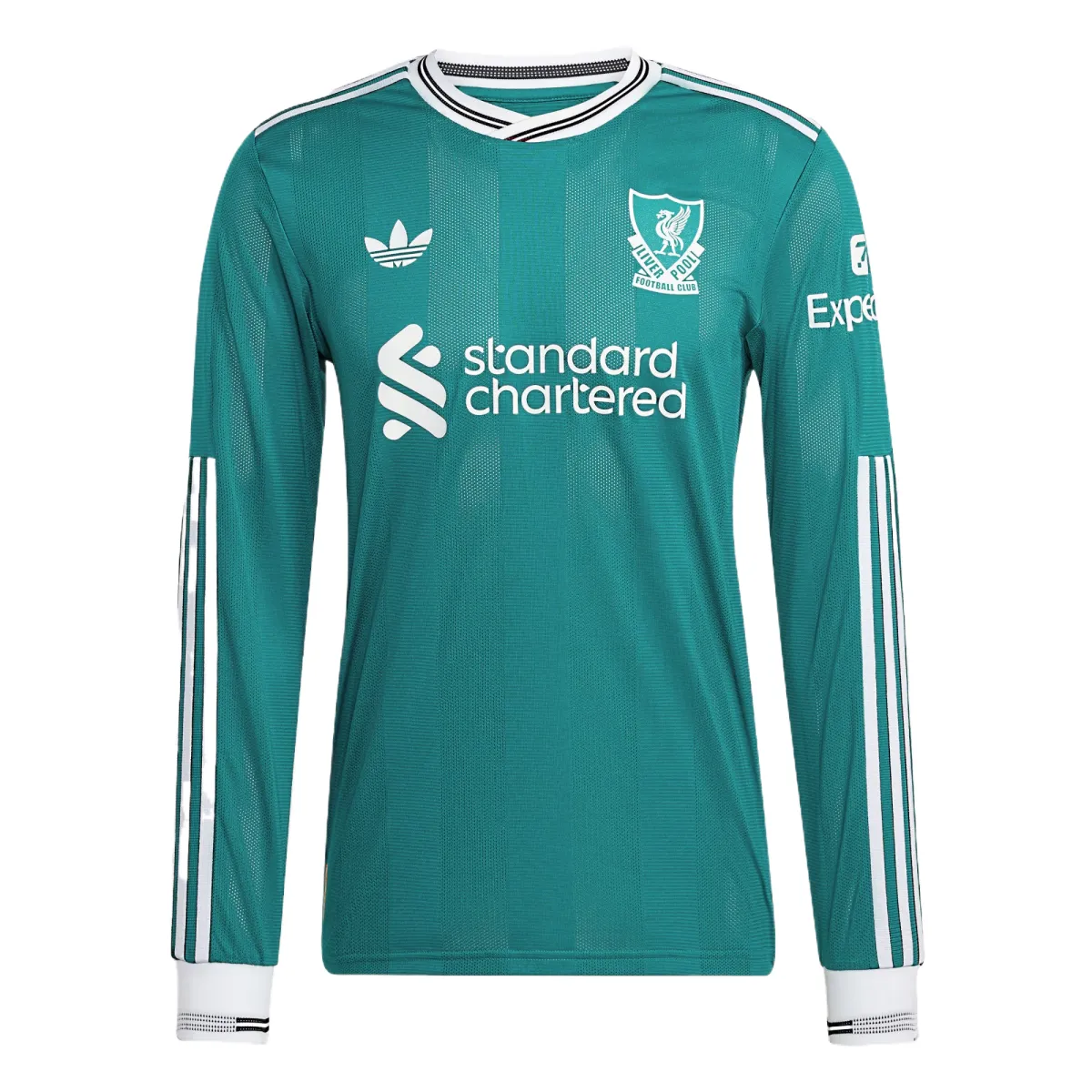 Adidas Originals Free Shipping with adiClub Liverpool Fc 25/26 Long Sleeve Third Authentic Jersey