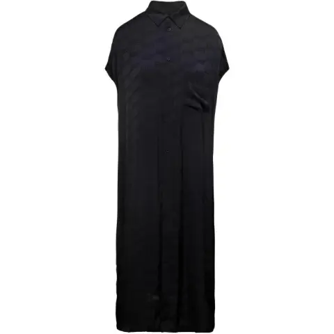 Balenciaga Sleeveless Dress Loose Fit Women's Black