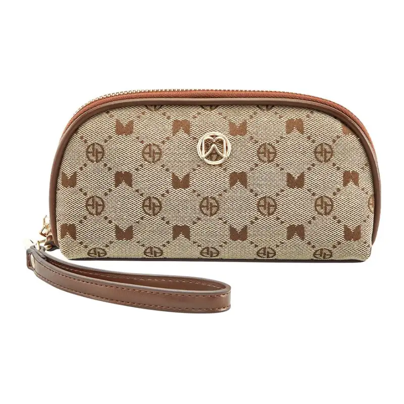AOKANG Fabric Handheld Clutch Bag Women's Ebony/Classic Black/Elegant White