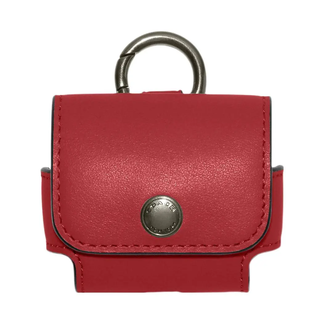 COACH Refined Calfskin AirPods Pro Earphone Case Earphone Case Men's Red