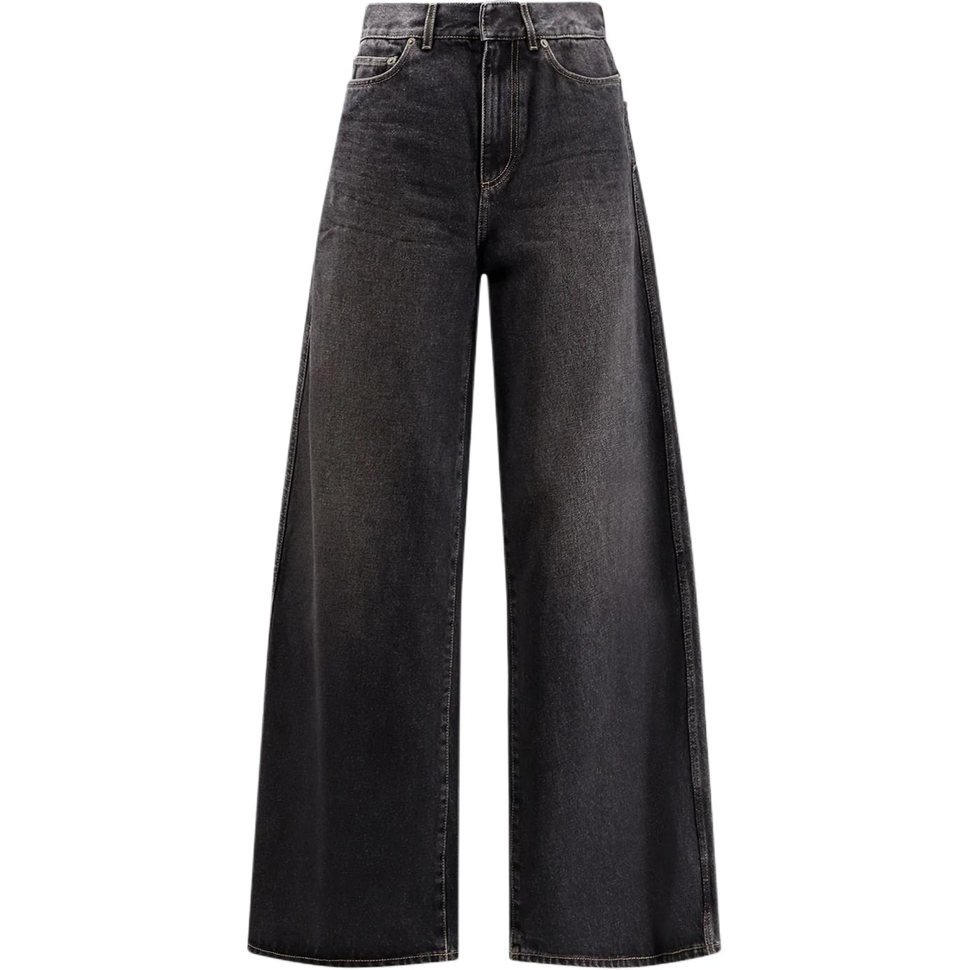 DIOR Jeans Women's Black Moderate Flared Pants