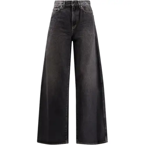 DIOR Jeans Women's Black Moderate Flared Pants