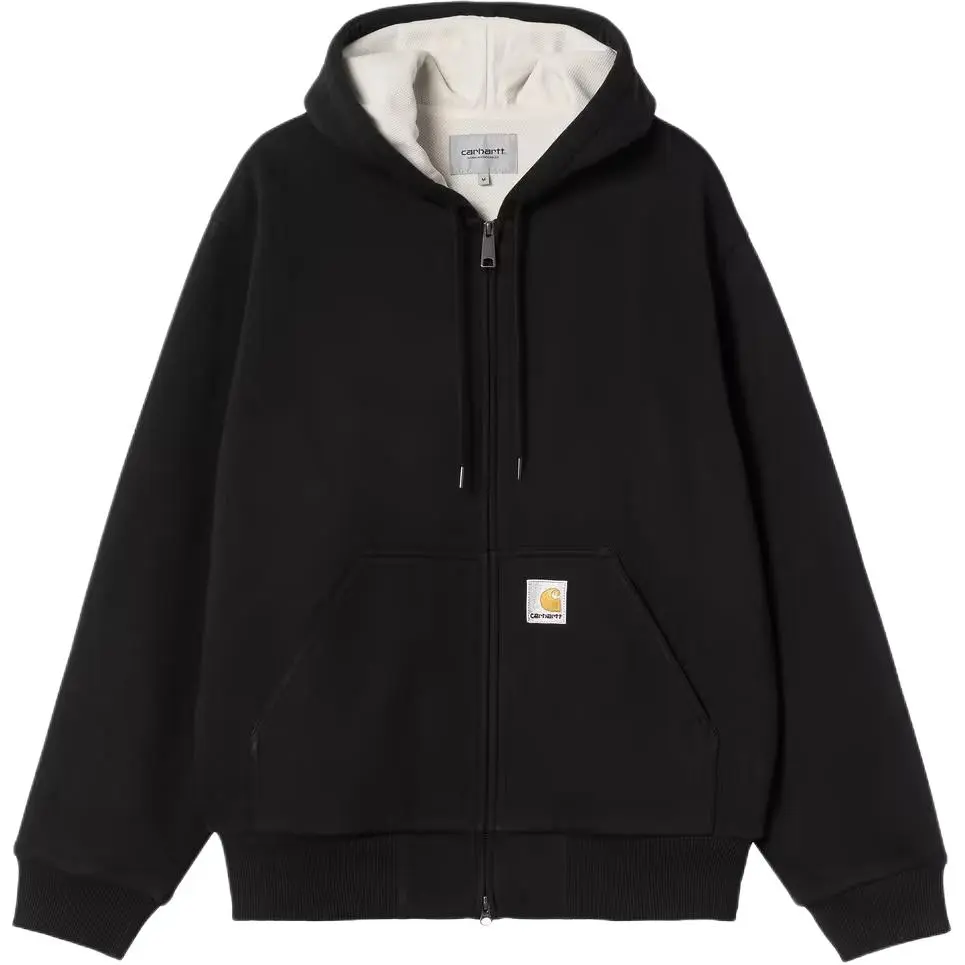 Carhartt WIP Logo Patch Zipped Hoodie