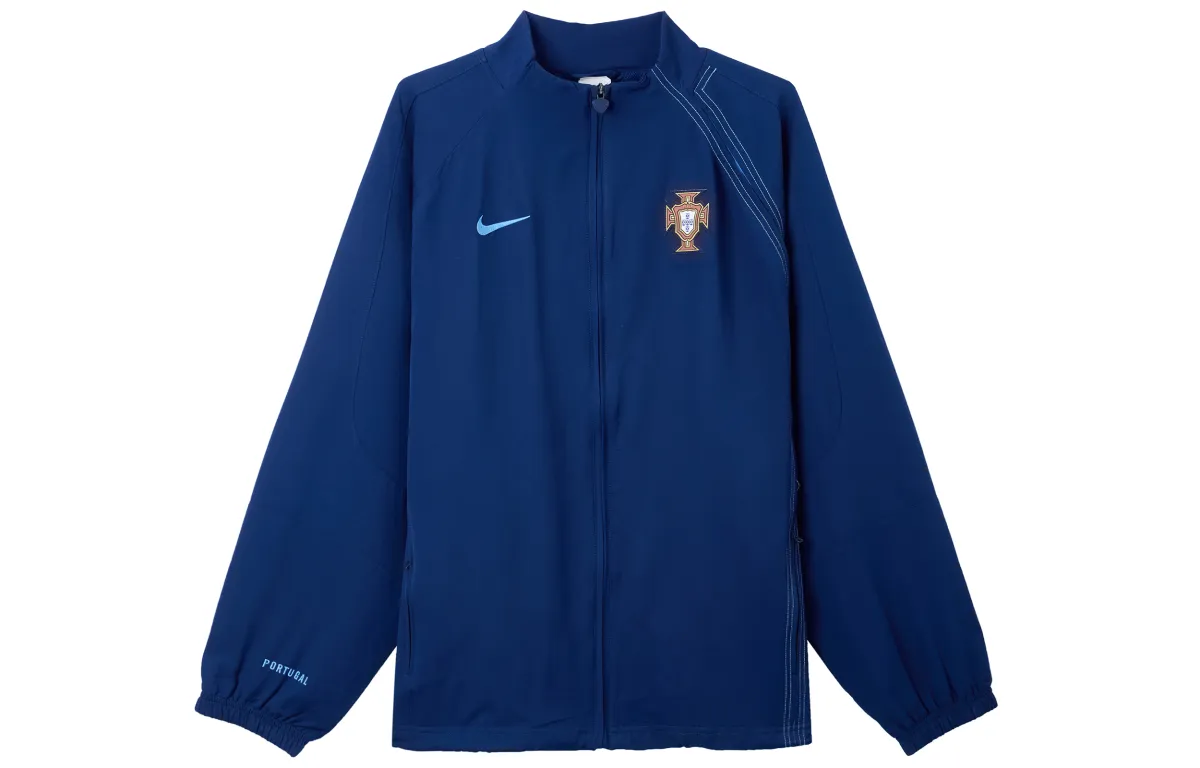 Nike Portugal 2004 Reissue Soccer Replica Track Jacket Men's Blue Void/University Blue