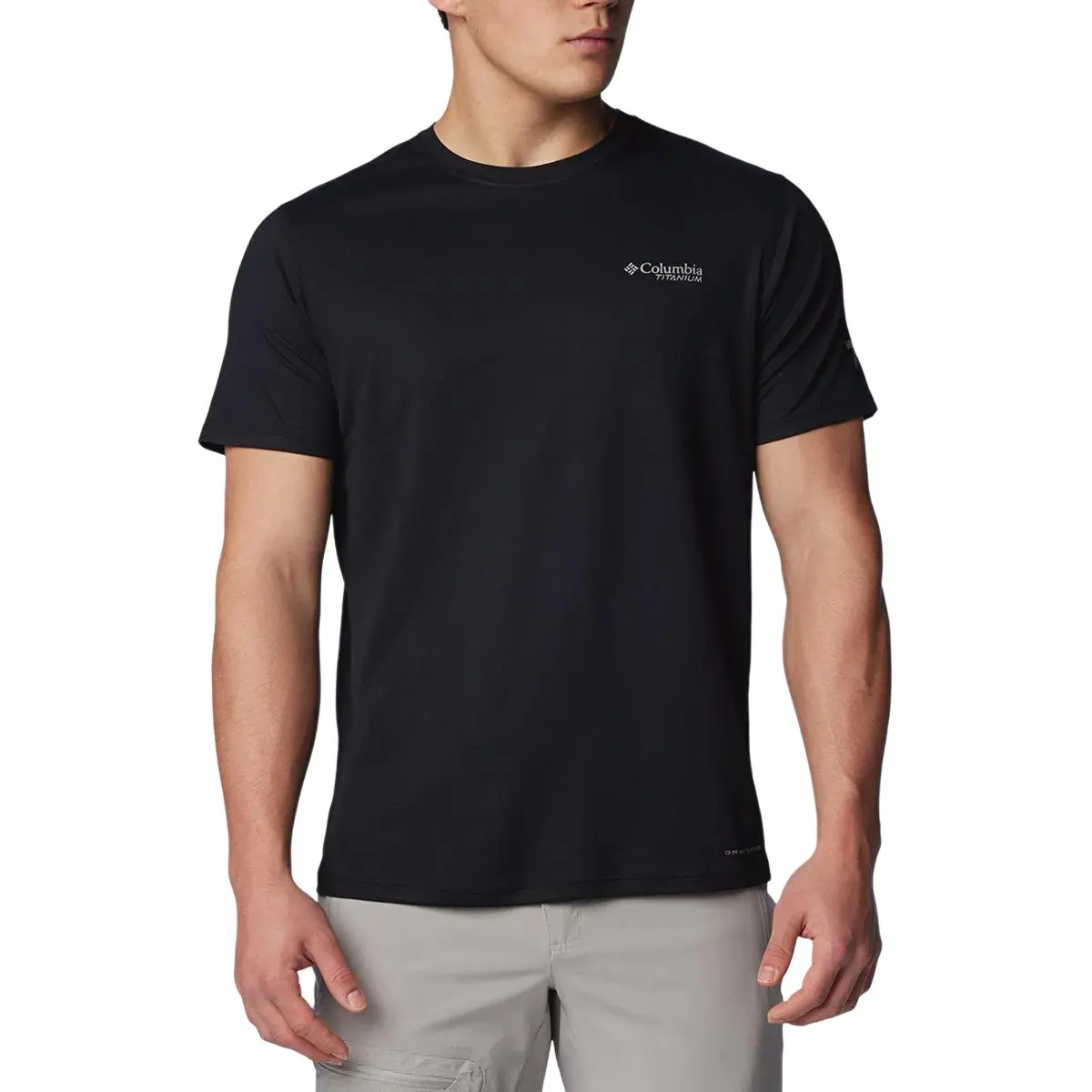 Columbia T-Shirts Men's Black Crew Neck