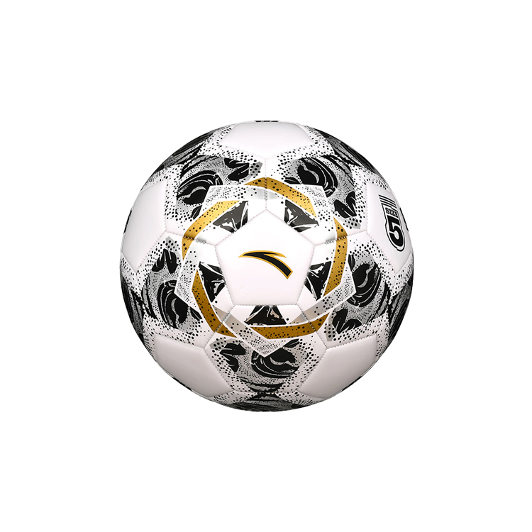 Anta Adults Standard Outdoor Size 5 Beach Soccer Ball TPU Unisex Black White