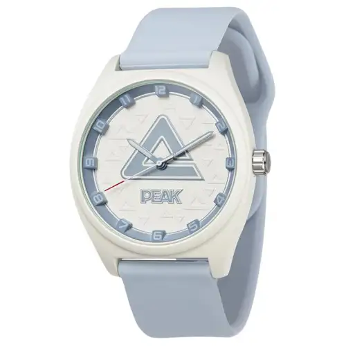 Sports trend fashionable universal gift box for students, quartz set, silicone watch strap for men and women, white dial, quartz mechanism