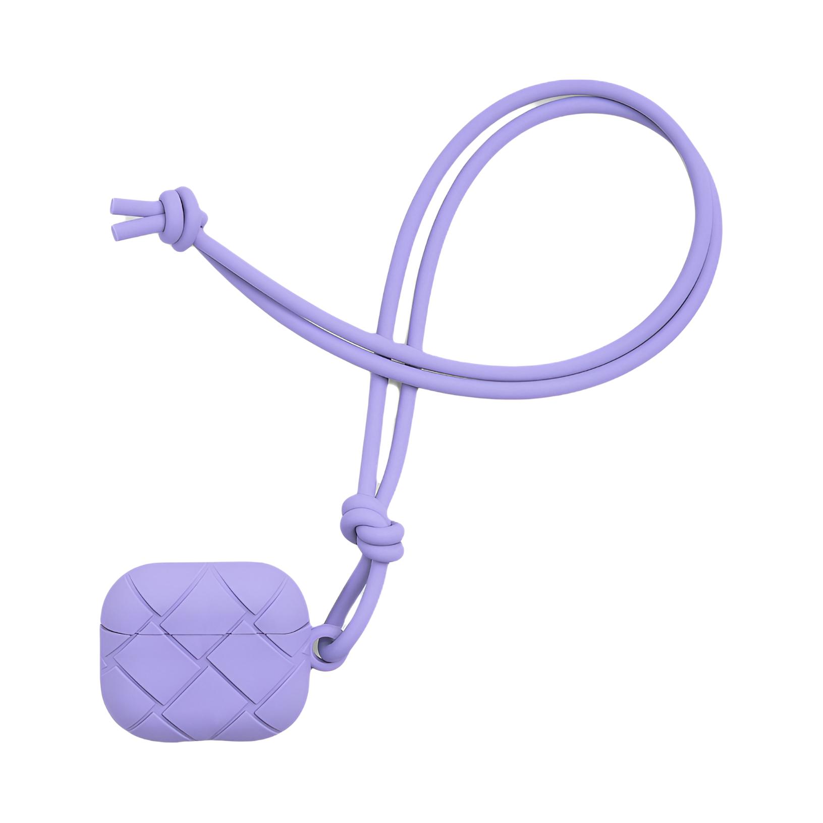 Bottega Veneta Silicone AIRPODS Protective Cover Earphone Case Men's Crystal Purple