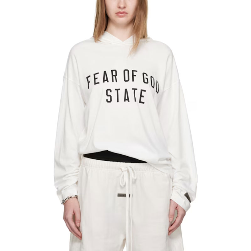 Женское худи Fear Fear of God FW25 (бежевое)