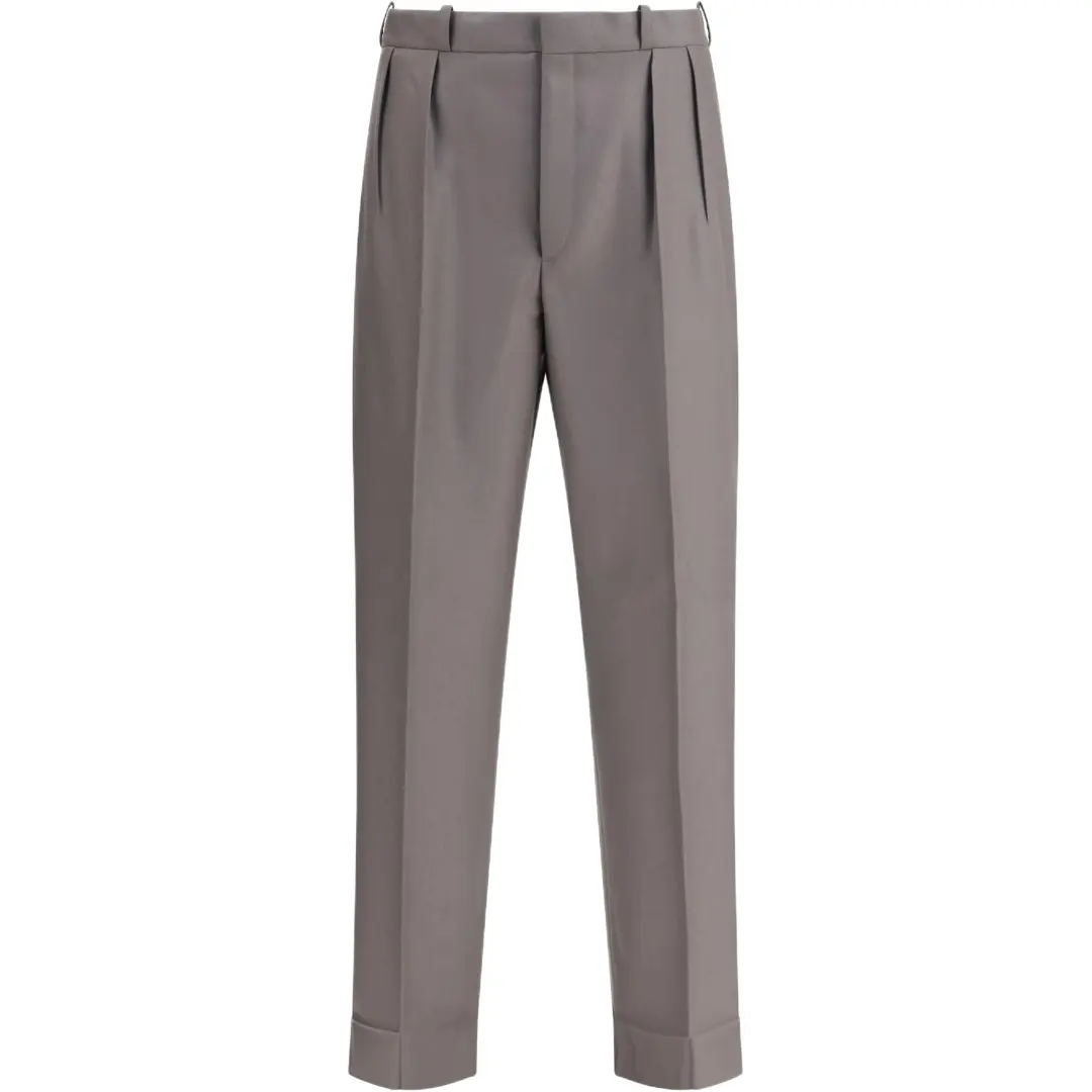 Maison Margiela Straight Leg Pleated Trousers