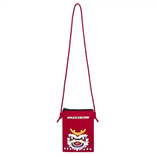 Skechers Fabric Crossbody Bag, Shoulder Bag Kids' Dark Red