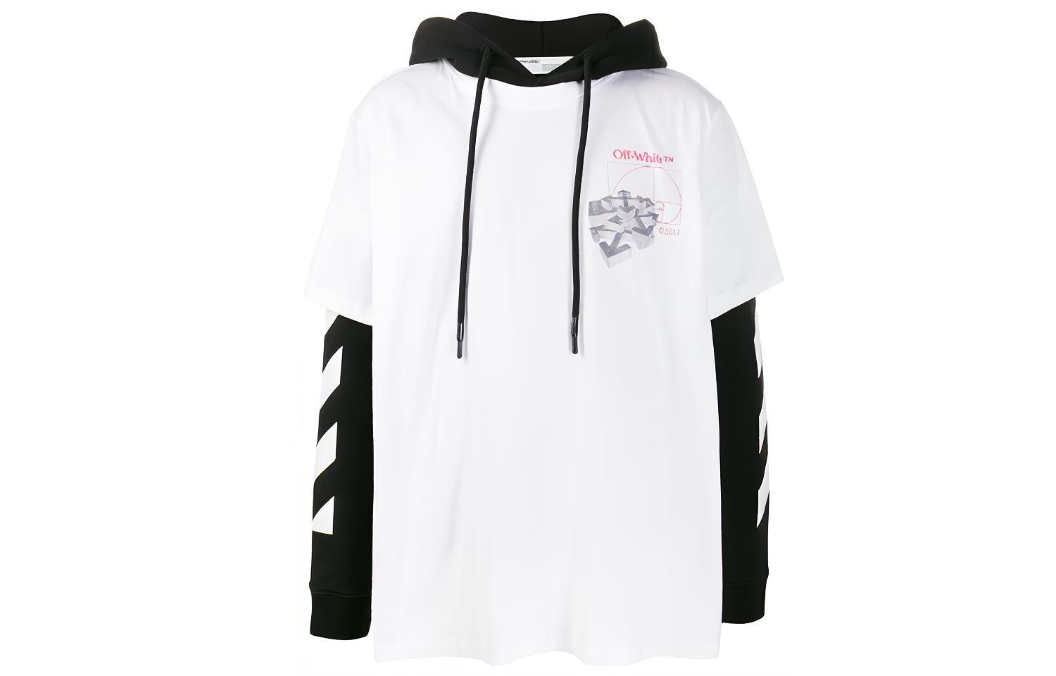 Мужское худи OFF-WHITE SS20 Double Sleeve (белое)