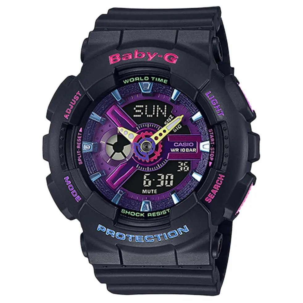 CASIO Women's BABY-G Purple Watch BA-110TM-1APR