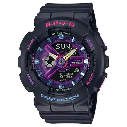 CASIO Women's BABY-G Purple Watch BA-110TM-1APR