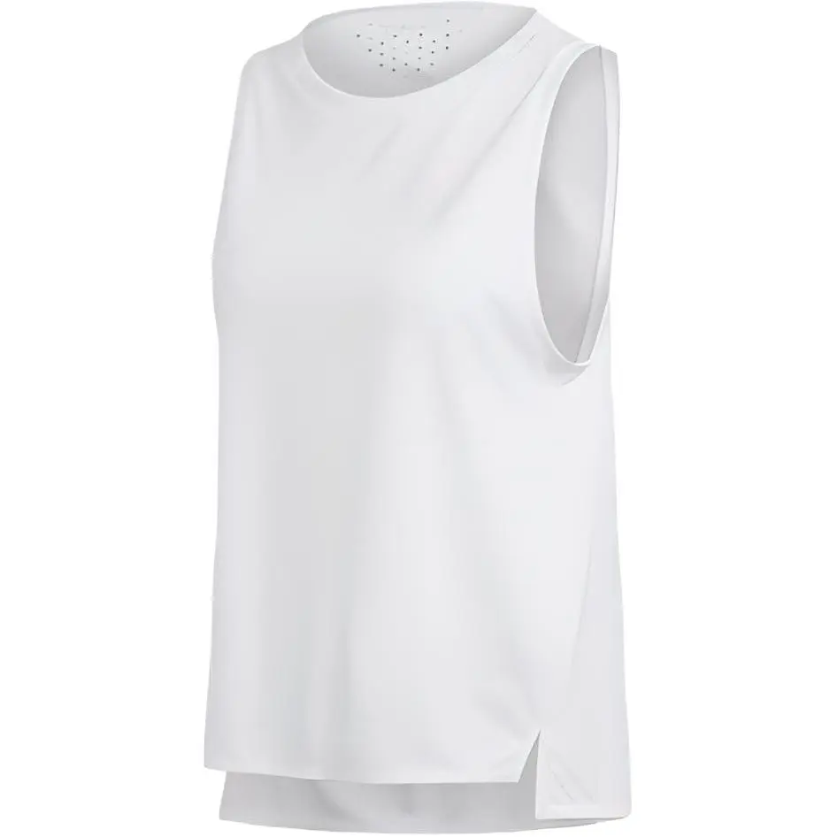 Adidas Sleeveless Sports Shirts Women's White Other
