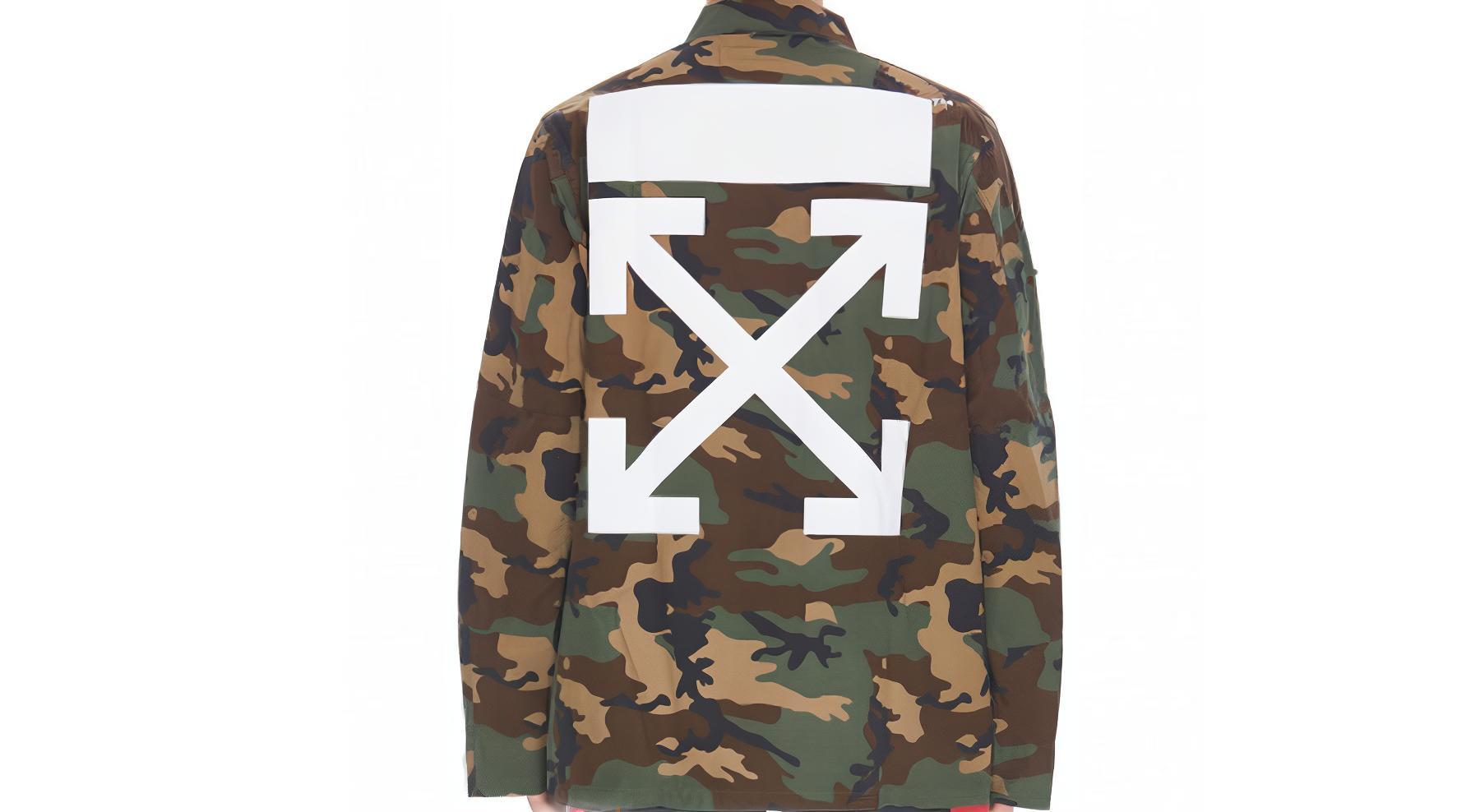 Мужская куртка OFF-WHITE (камуфляжная)