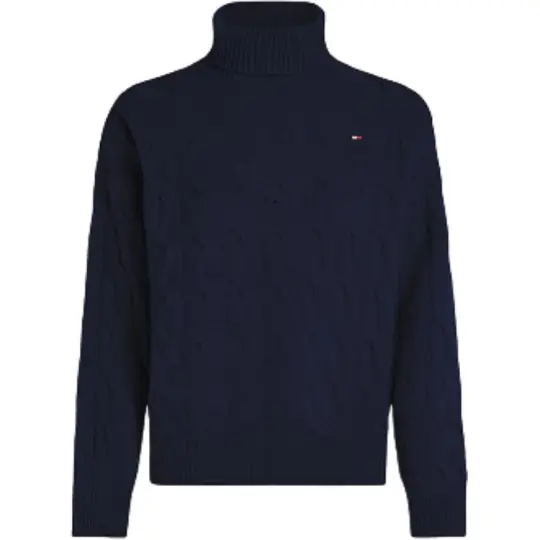 Tommy Hilfiger Sweaters Women's Navy Blue Turtleneck Moderate Other