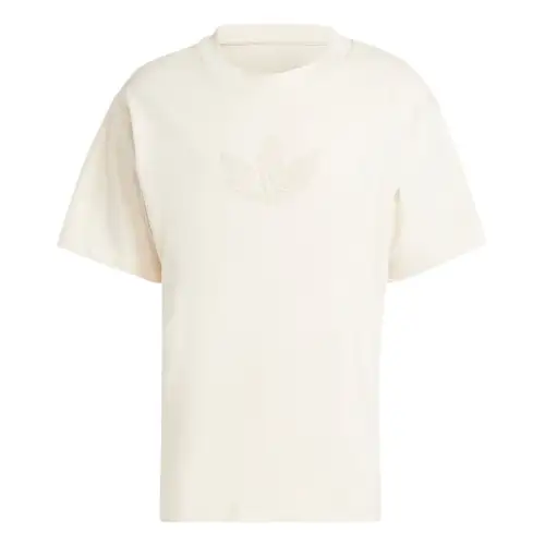 Adidas Originals PREMIUM GRAPHIC T Shirts Men's Wonder White Crew Neck Moderate Straight Fit