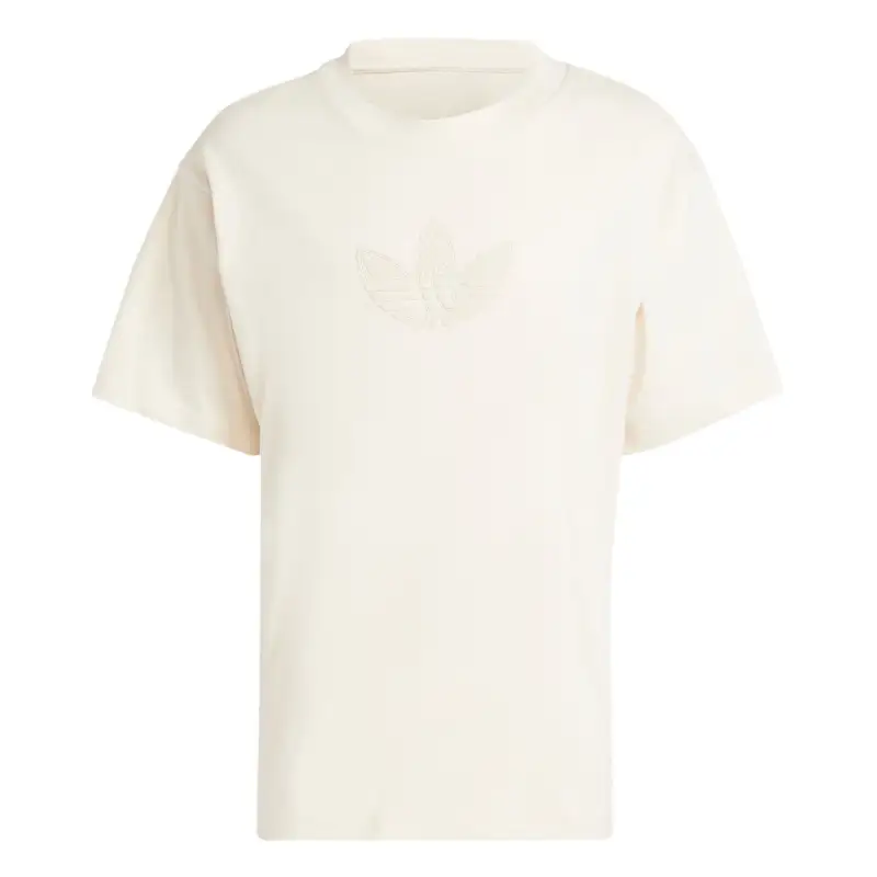 Adidas Originals PREMIUM GRAPHIC T Shirts Men's Wonder White Crew Neck Moderate Straight Fit