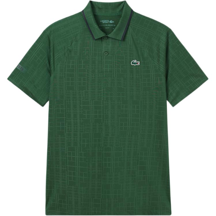 Мужская футболка-поло LACOSTE DH4789 (синяя)