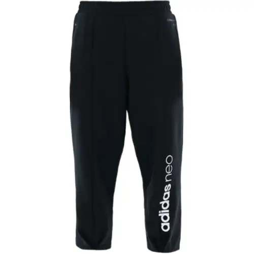 Adidas Originals Knitted Sweatpants Women's Black Moderate Straight Fit Pants