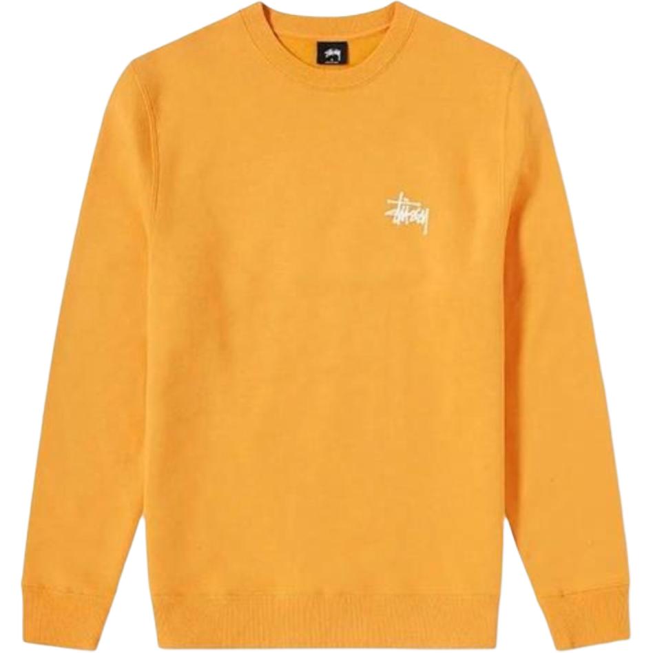 Худи Stussy Basic Crew hoodie (черный) — фото 12
