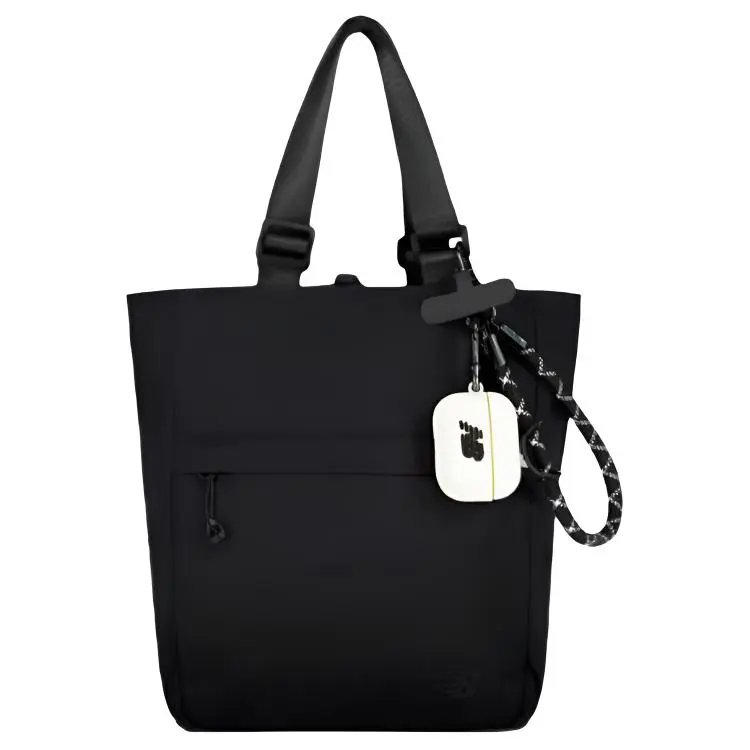 New Balance Fabric Tote Bag, Shopping Bag, Shoulder Bag Unisex Black