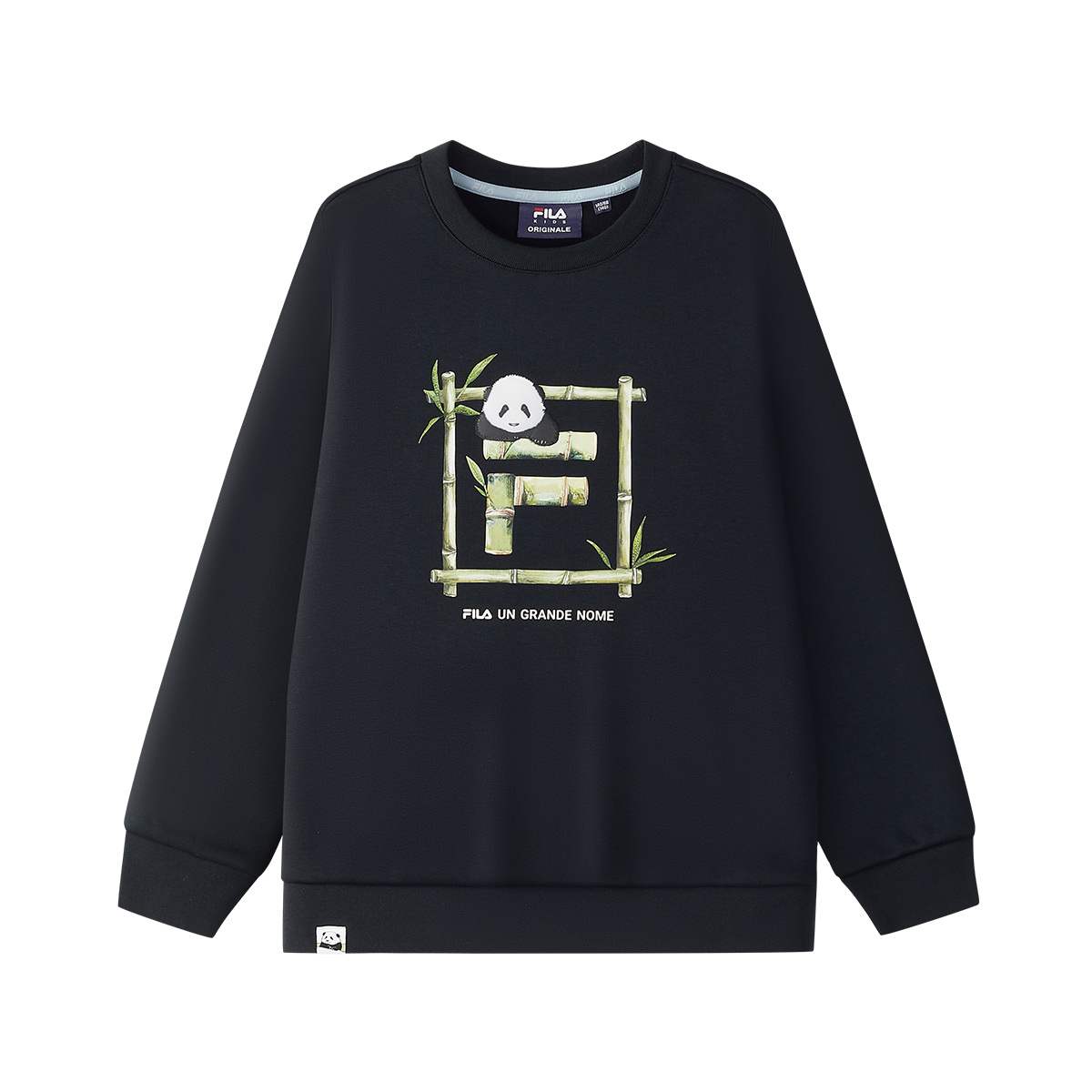 Худи Fila KIDS x Panda Factory (белое)