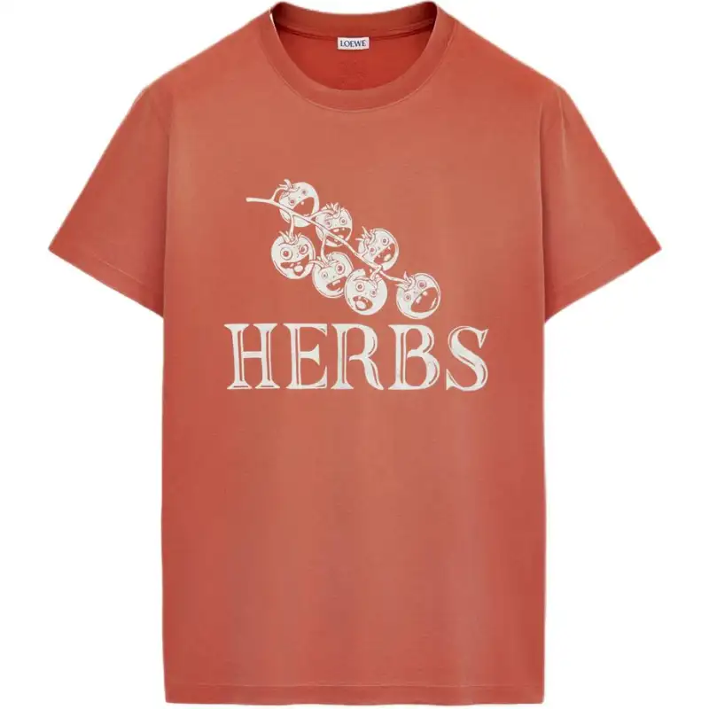 Loewe Herbs Printed Crewneck T-Shirt