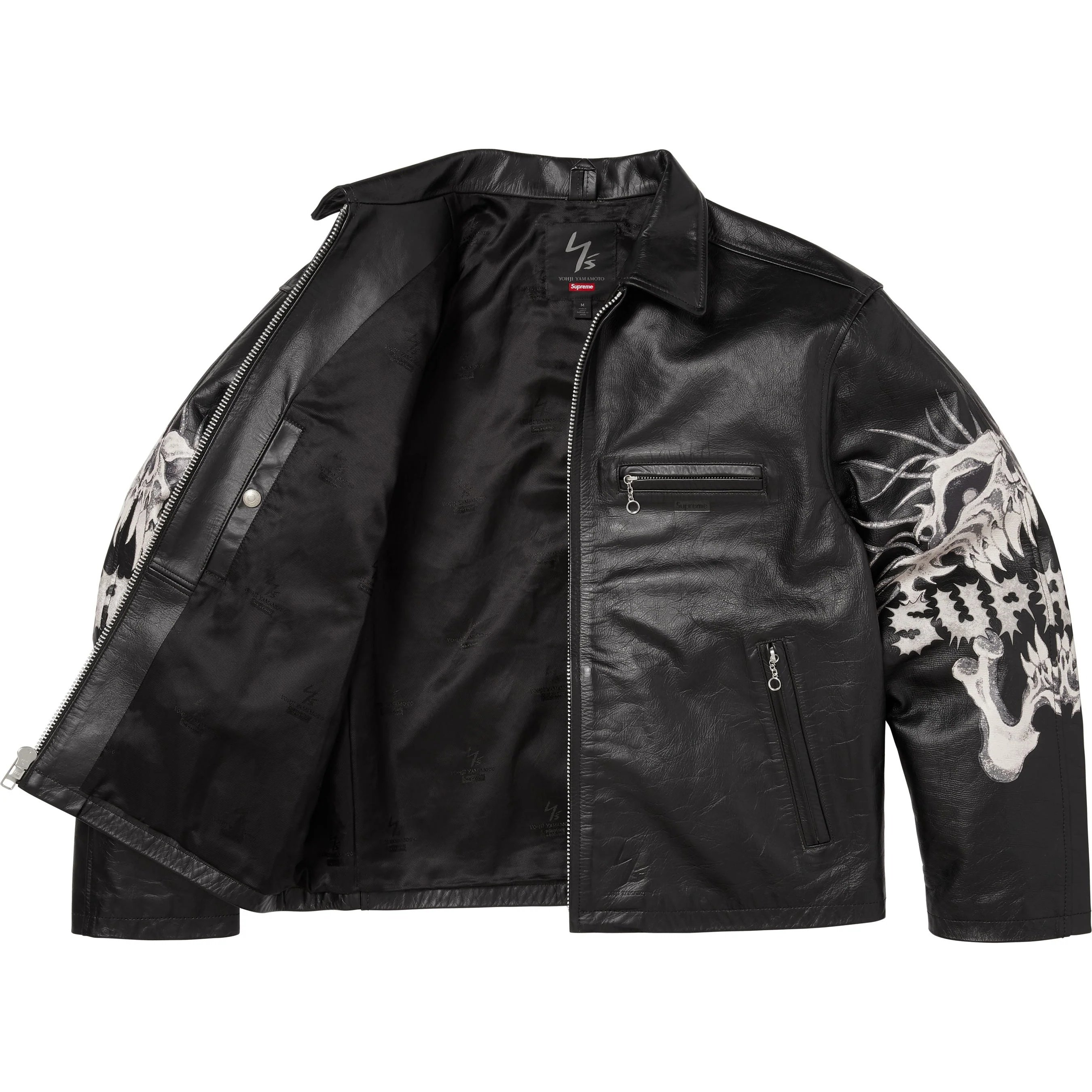 Supreme x Y's by Yohji Yamamoto Leather Jacket (SUP-FW25-213