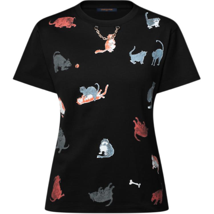 Женская футболка Louis Vuitton LOUIS VUITTON x Grace Coddington FW25 T (белая)