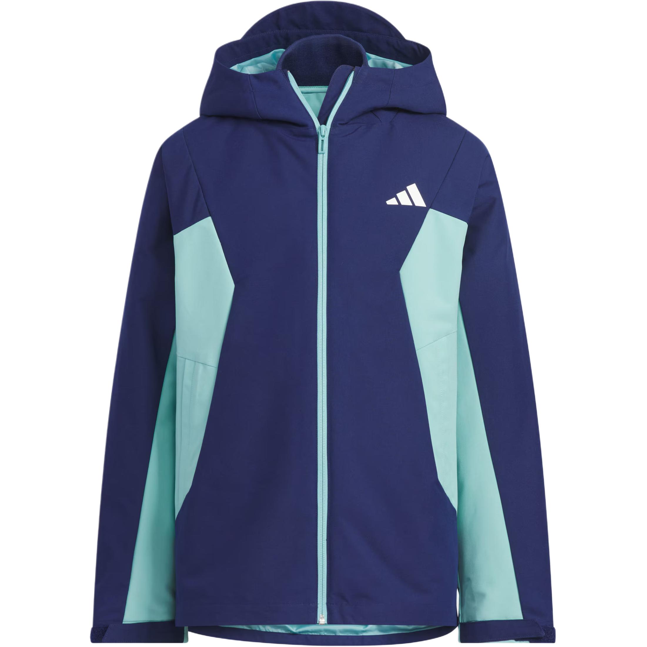 Детский пуховик adidas SPORTSWEAR 2IN1 DOWN (черный)