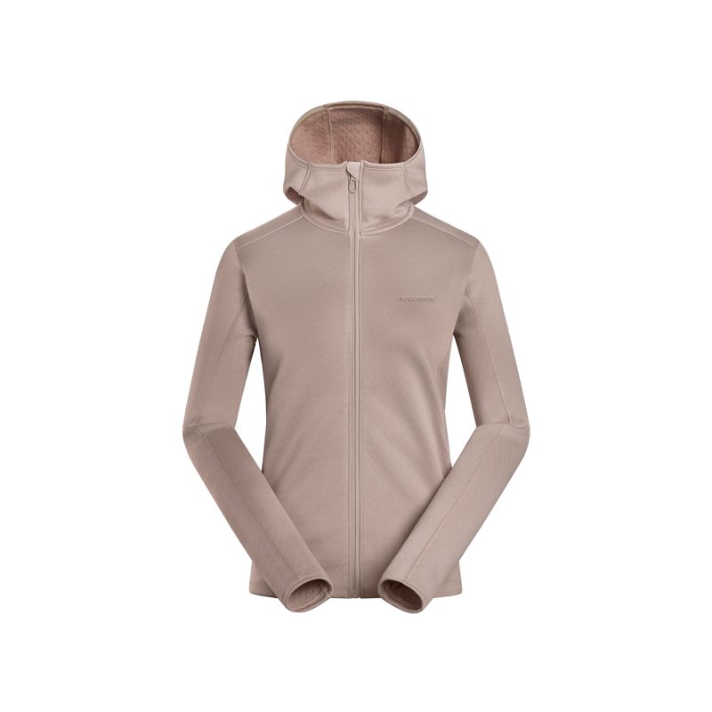 Женская куртка Salomon Sntial MIDFLEECE FZ HD W (черная)