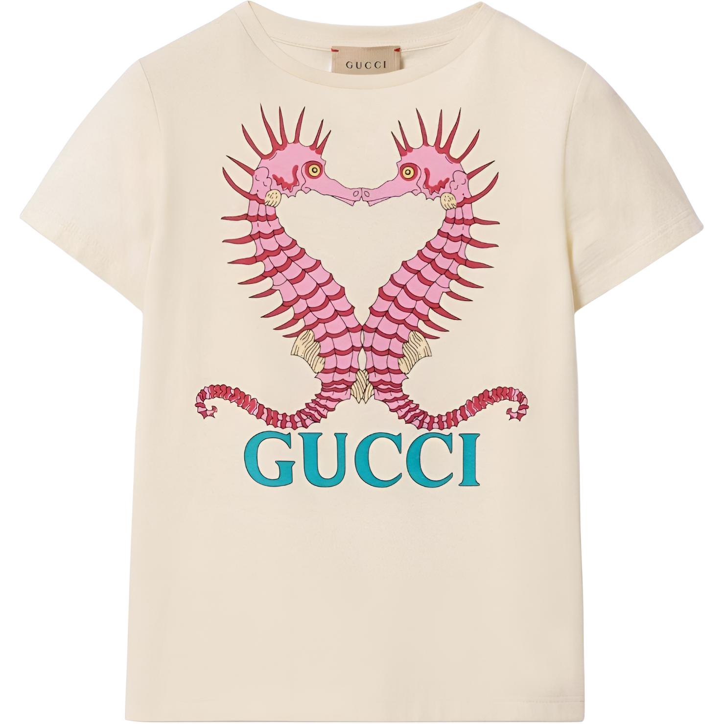 Унисекс футболка Gucci (белая)