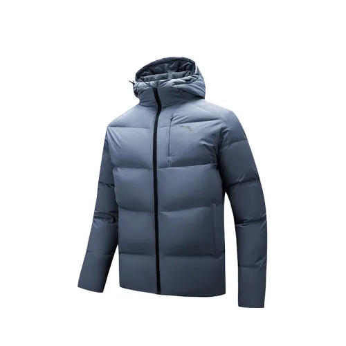 Anta Down Jacket Men's Chessboard Gray